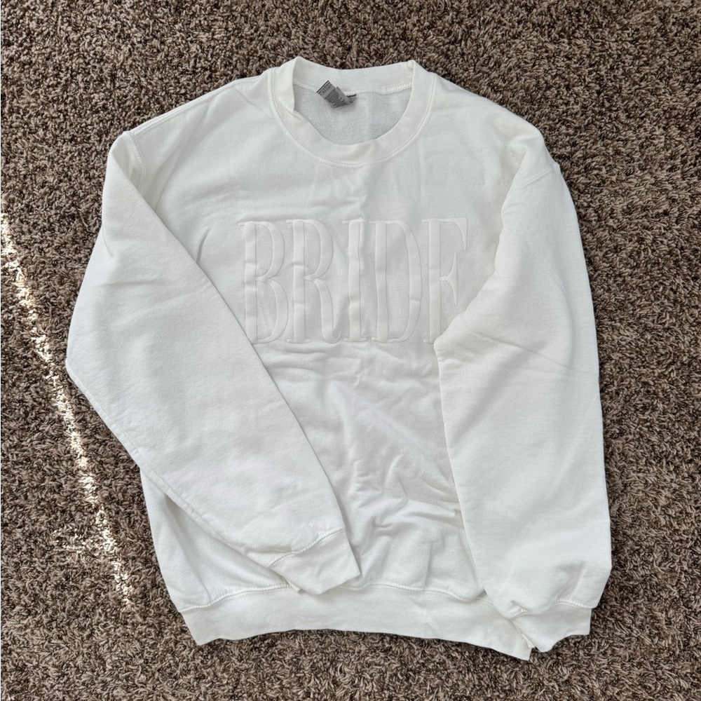 White Bride Crewneck Sweater